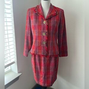 Vintage Santa Fe Tweed Skirt Suit